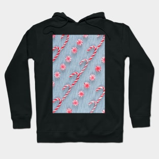 Candy Canes and Peppermint Pinwheels Hoodie